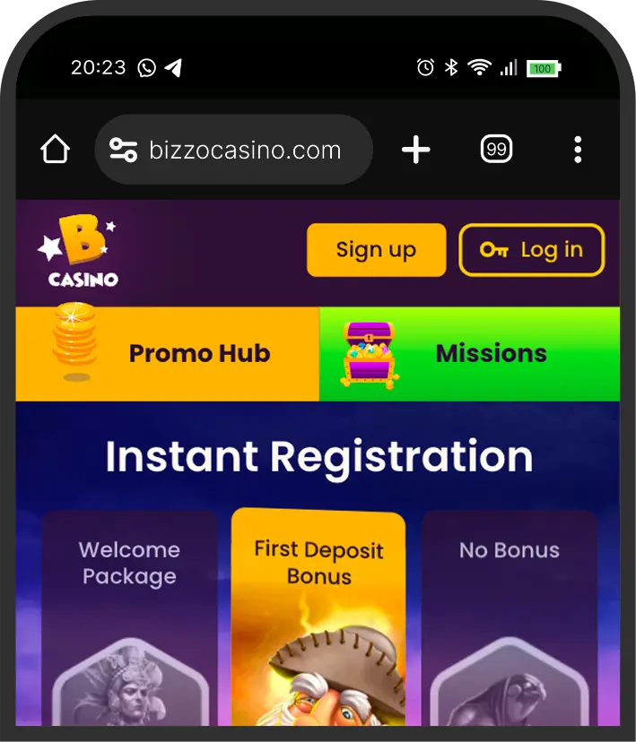 Bizzo Casino app