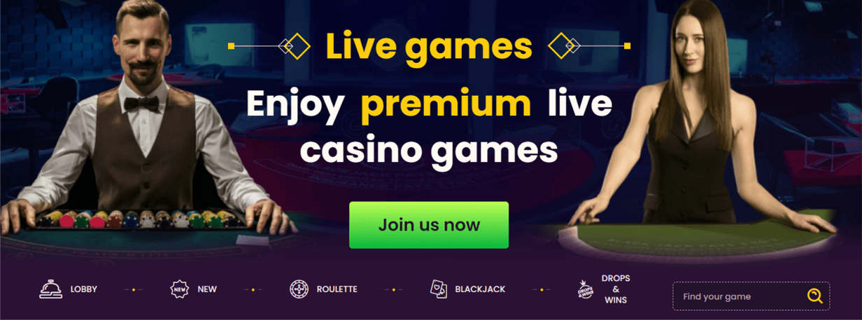 BIZZO Live casino games Bizzo Live casino games